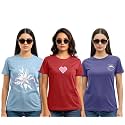 Cotton Blend Regular Fit Round Neck Graphic