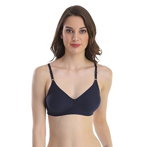 Cotton Blend Seamless Bra for Womens