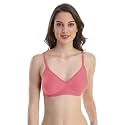 Cotton Blend Seamless Bra for Womens