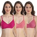 Cotton Blend Seamless Bra for Womens