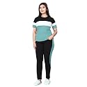 Cotton Blend Tracksuits for Women Half Sleeves