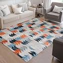 Cotton Bolls Textiles Rugs for Living Room