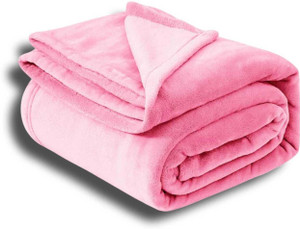 Cotton Bolls Textiles Solid Double Fleece Blanket