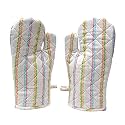 Cotton Candy - Oven Gloves Heat Proof Microwave Oven Gloves for Kitchen Cooking &amp; Baking - Heat Resistant, Thick &amp; Safe, Protection of Hands from Hot Utensils,Oven Mitts (Pack of 2) - Multi (Multi 2)