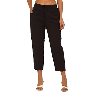Cotton Cutwork Knitted Palazzos for Women Girls