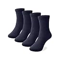 COTTON DAY Unisex School Kids Boys Girls Soft Combed Cotton Athletic Socks