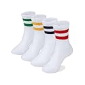 COTTON DAY Unisex School Kids Boys Girls Soft Combed Cotton Athletic Socks