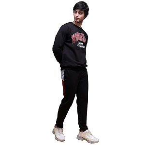 Cotton Fleece Regular Fit Full Sleeves Sweatshirt