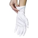 Cotton Gloves for Dry Hands Sleeping, Moisturizing Overnight, 3 Pairs M