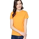 Cotton Half Sleeve T-Shirt for Women Round