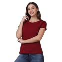 Cotton Half Sleeve T-Shirt for Women Round