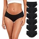 Cotton Hipster Panties for Women Mid Rise Underwear Full Coverage Soft Ladies Underwear Pack