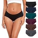 Cotton Hipster Panties for Women Mid Rise Underwear Full Coverage Soft Ladies Underwear Pack