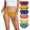 Cotton Hipster Panties for Women Mid Rise Underwear Full Coverage Soft Ladies Underwear Pack