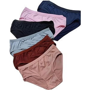 Cotton Jumbo Size High Waist Hipsters Panties