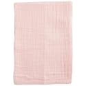 Cotton Muslin Baby Quilt - Light Pink