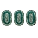 Cotton Oval Door mats for BathroomHandmade Cotton