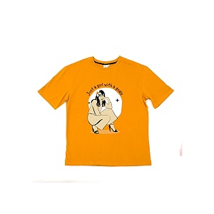 Cotton Oversized Printed Tshirts for MenWomenBoys- BaggyDrop