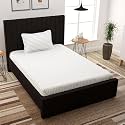 Cotton Plain Stripe Single Bedsheet with One