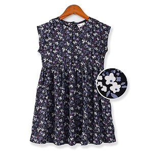 Cotton Pleated Dress