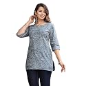Cotton Printed Short Kurti for Women