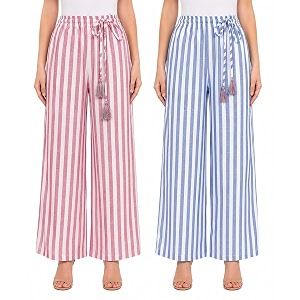Cotton Regular fit Palazzo Flared Palazzo