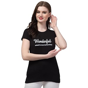 Cotton Regular Fit Printed Half Sleeves T-Shirt