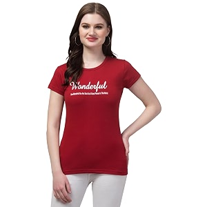 Cotton Regular Fit Printed Half Sleeves T-Shirt
