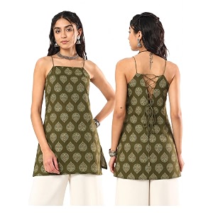 Cotton Rich Adjustable Back Tie-Up