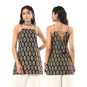 Cotton Rich Adjustable Back Tie-Up