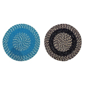 Cotton Round Doormat for EntranceHandmade Cotton Doormat