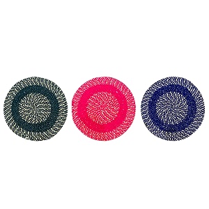 Cotton Round Doormat for EntranceHandmade Cotton Doormat