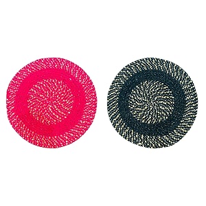 Cotton Round Doormat for EntranceHandmade Cotton Doormat