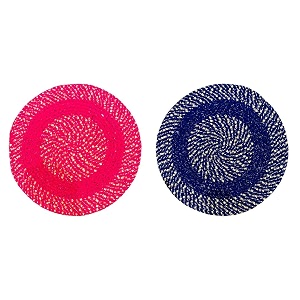 Cotton Round Doormat for EntranceHandmade Cotton Doormat
