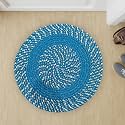 Cotton Round Doormat for EntranceHandmade Cotton Doormat