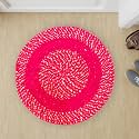 Cotton Round Doormat for OfficeHandmade Cotton Doormat