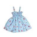 Cotton Shierred Fit amp Flare Dress for