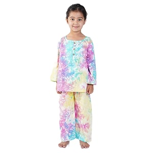 cotton unisex printed night suit dress set combo pack for girls boys