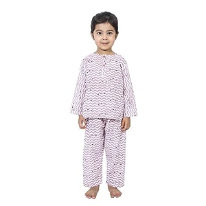 cotton unisex printed night suit dress set combo pack for girls boys