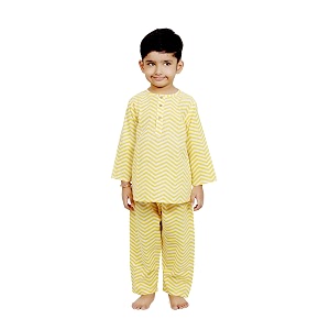 cotton unisex printed night suit dress set combo pack for girls boys