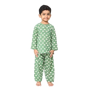cotton unisex printed night suit dress set combo pack for girls boys