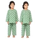 Cotton Unisex Printed Night Suit Dress Set Combo Pack for Girls Boys