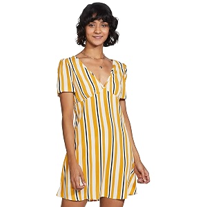 COTTON ON Womens Crepe Skater Mini Dress