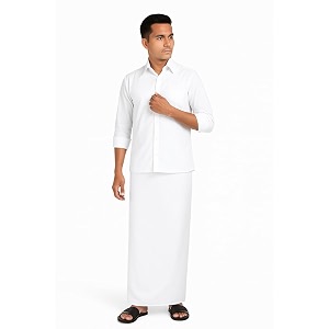 cotton yellow plain lungi for men 2 meters long stylish soft and beautiful unstitched pack of 1