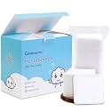Cottonessence Eye Cotton Pads (160-Count) - 100% Pure Cotton, Lint-Free, Soft-Edged Design, Extra Large, Suitable for Eyes, Apply Toner, Remove Makeup, Spot Cleanse, Remove Nail Polish