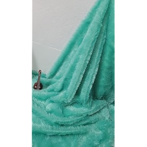 solid fabric cloth for baby photoshootsoft toys makingart and craftdressesjacketsdecoration etc-1 meter length and 60 inch pana5maqua green