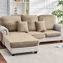 Couch Cover 6-Piece Elastic Velvet Couch Cushion