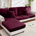 Couch Cover 8-Piece Elastic Velvet Couch Cushion