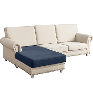 Couch Cover Velvet Chaise Cushion Cover for