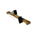 COUGAR International Starting Block – Slotted Steel Rail with Spring-Loaded Aluminium Pedals | Adjustable Track Starting Block for Athletics & Sprint Training